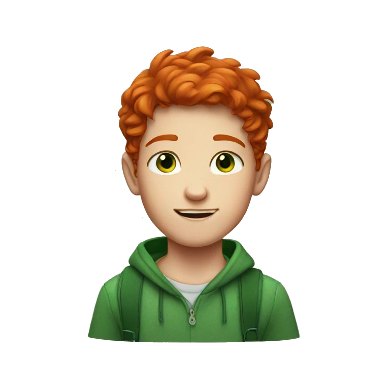 red-haired boy with freckles and green eyes emoji