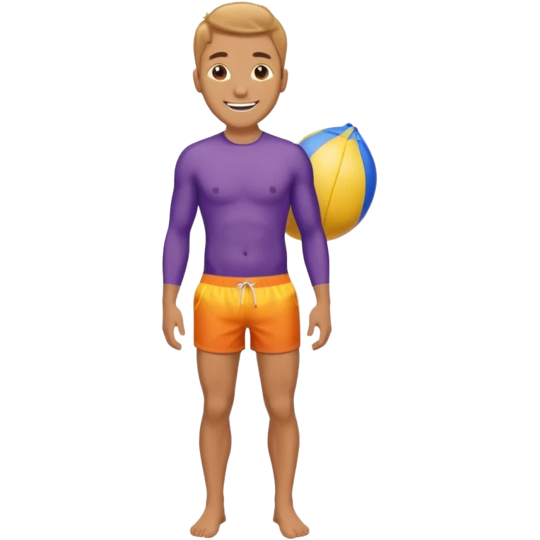 Naked man full body with penis sticking out emoji