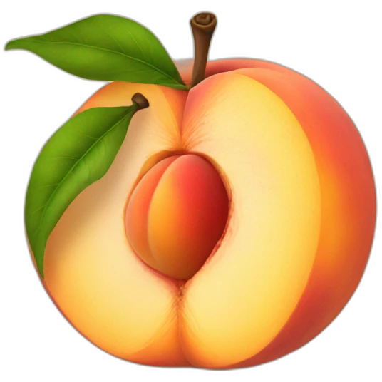 Peach emoji