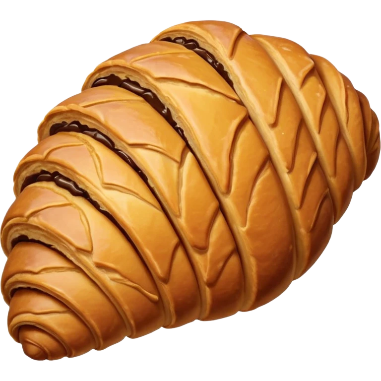 chocolate croissant  emoji