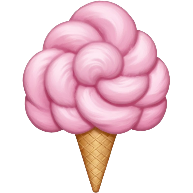 Barbe à papa sans tete emoji