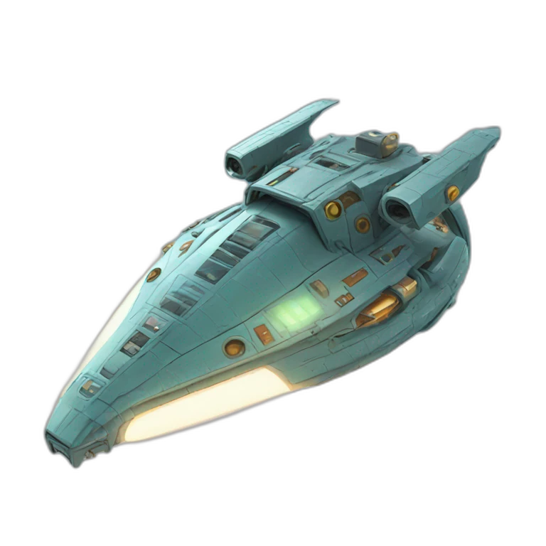 Dragon space ship emoji