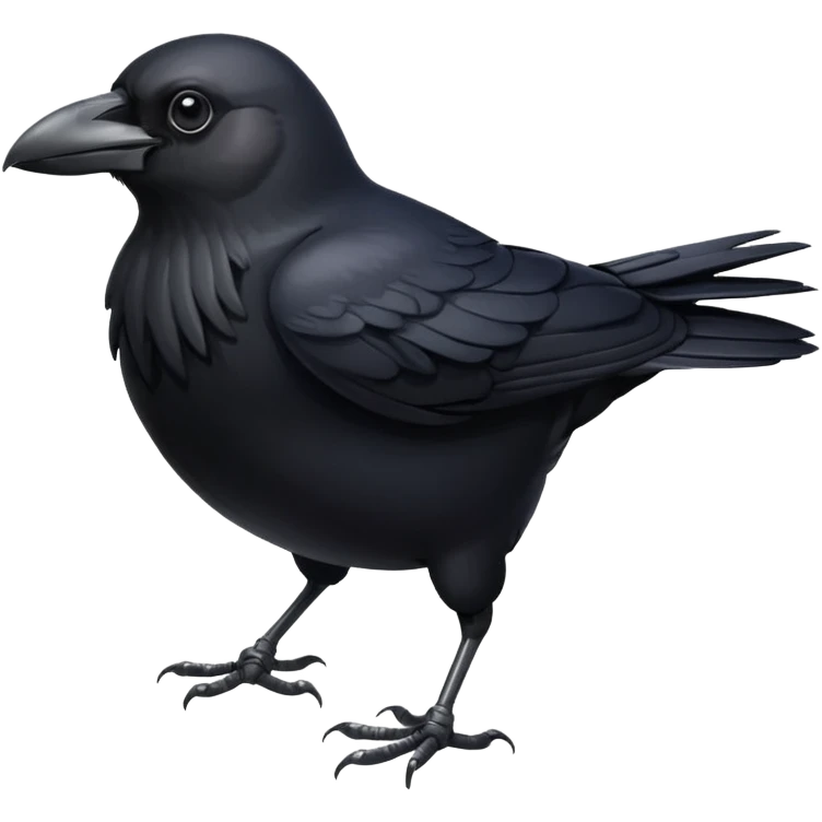 Crow emoji