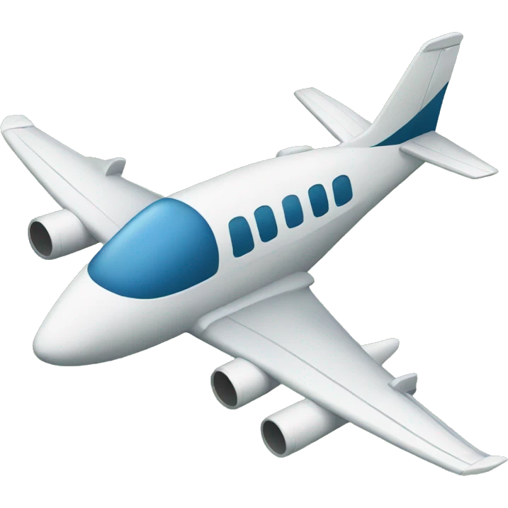 Ile avec un avion volant au dessus  emoji