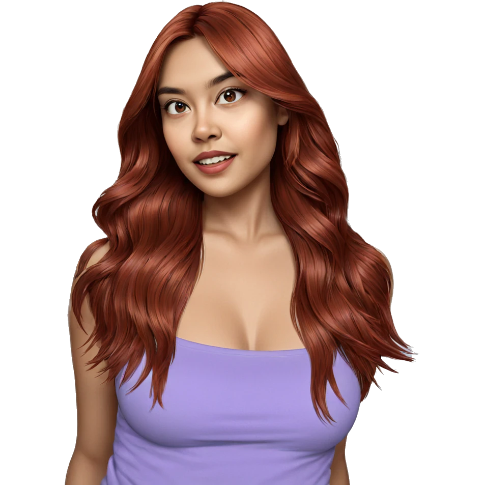 realistic portrait of girl emoji