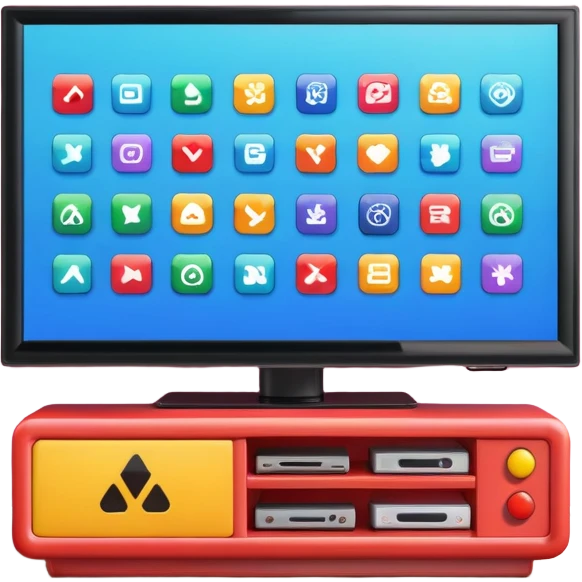 Tv with games emoji