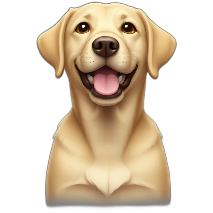 happy labrador emoji