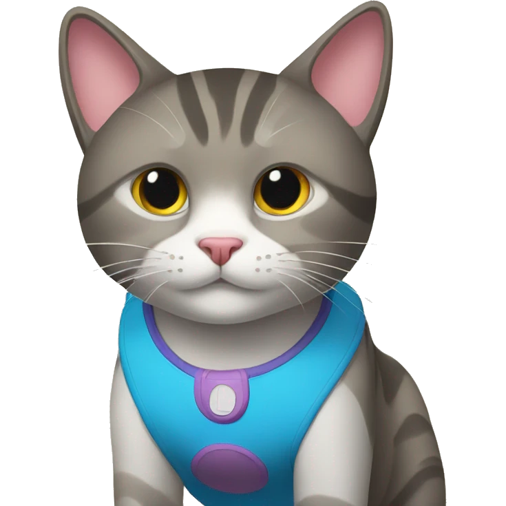 Cat in gym emoji