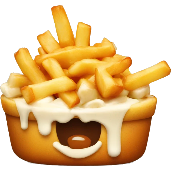 Poutine who eat a poutine emoji