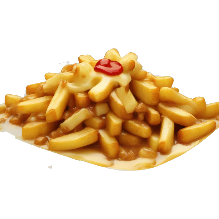 Poutine mange une poutine emoji