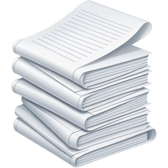 small stack of papers emoji