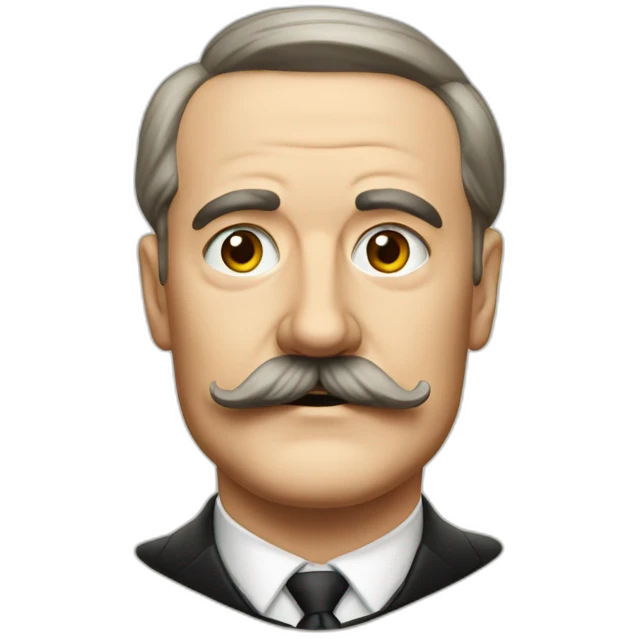 German president 1940 with mustach emoji