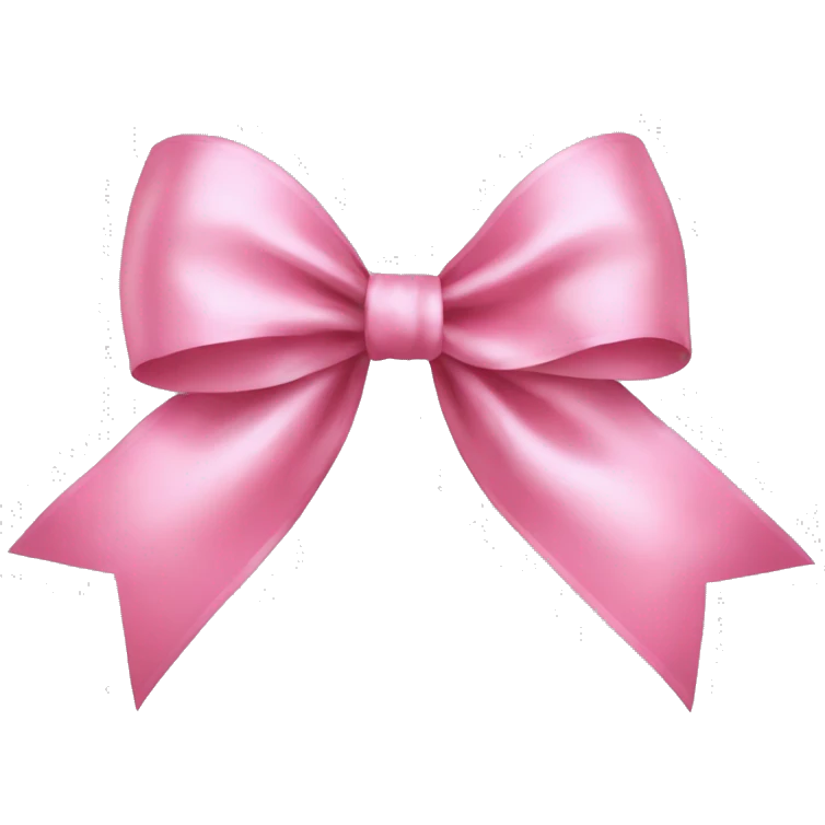 Bow Pink Christmas emoji