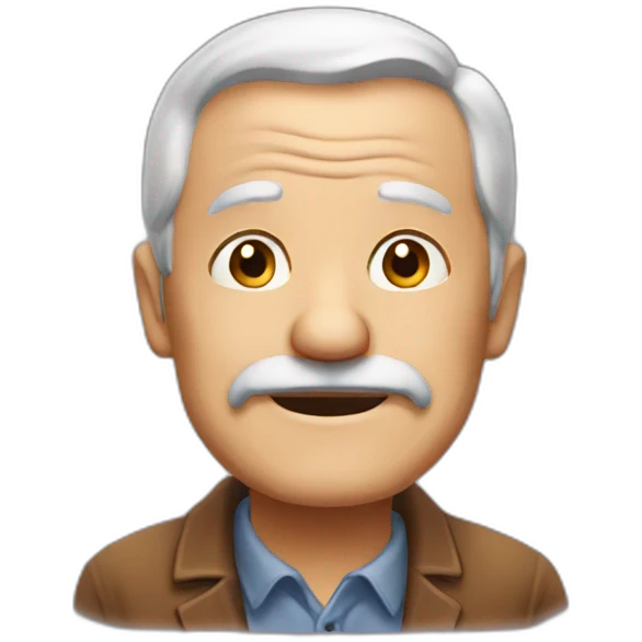 old man single emoji