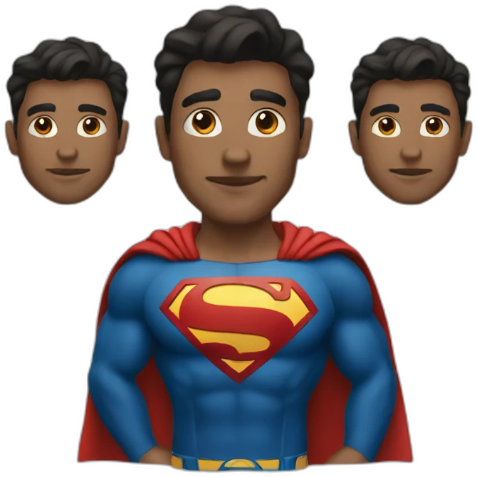 Super man emoji emoji