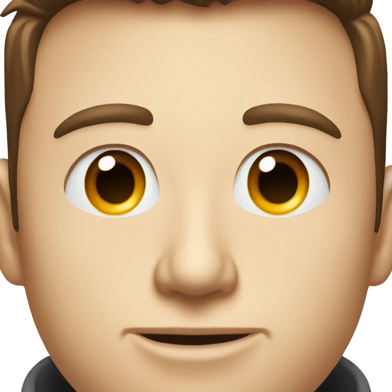 Elon Musk with GoGo face emoji