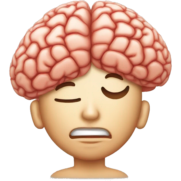 brain burn emoji