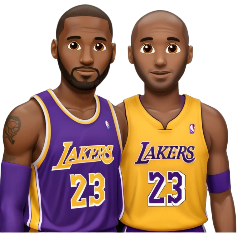 LeBron James and Kobe Bryant emoji