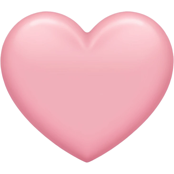 baby pink heart emoji