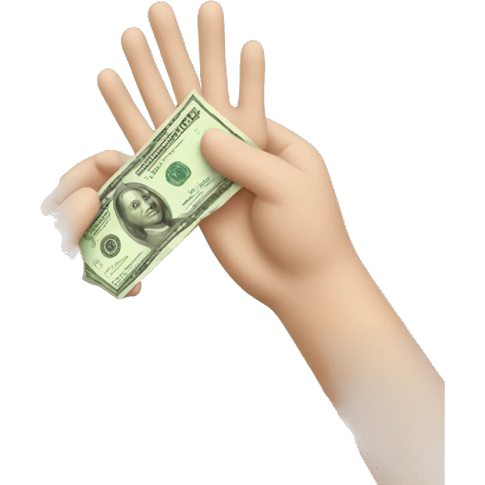 money in hands emoji