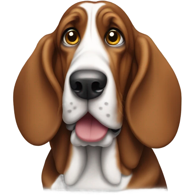 Basset hound dog emoji