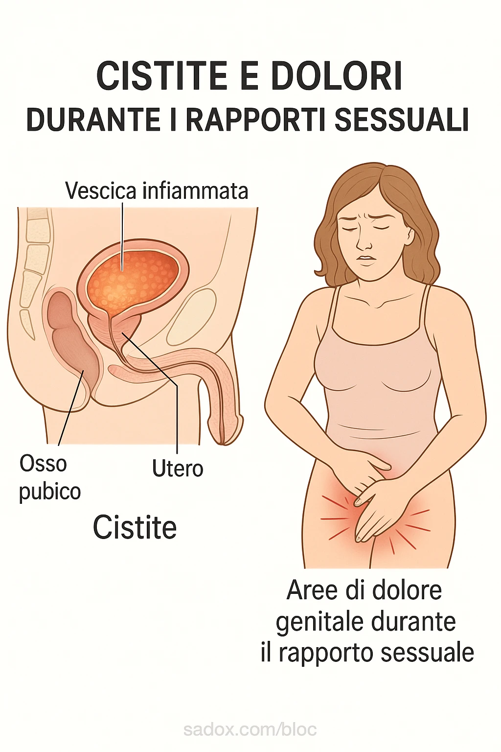 cistiti e dolori durante i rapporti. In italiano emoji