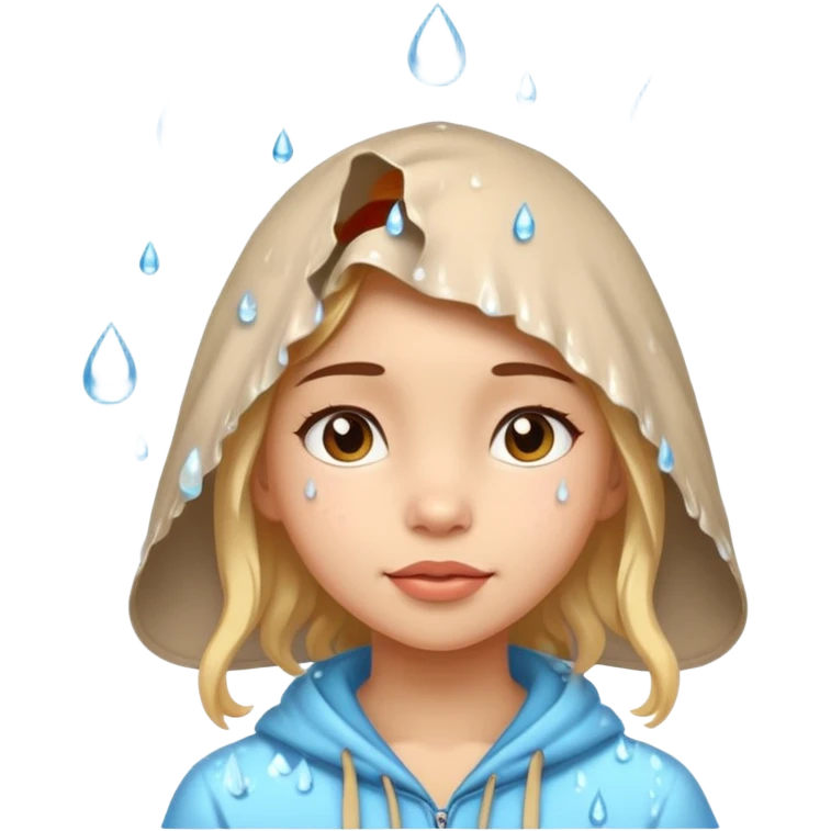 Uborka eső rá esik a lány fejére az uborka emoji