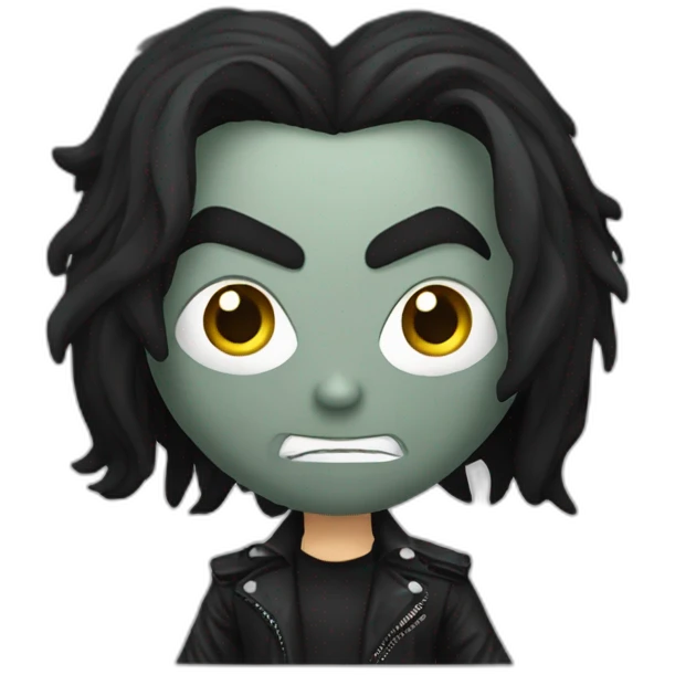 Eric draven playing rock emoji