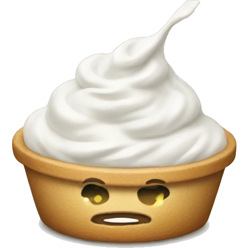 Sour cream  emoji