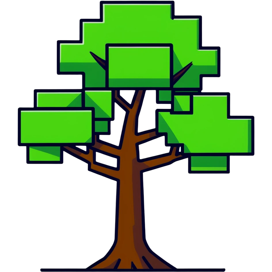 Minecraft tree emoji