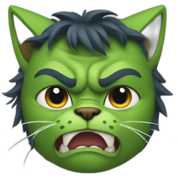 cat hulk emoji