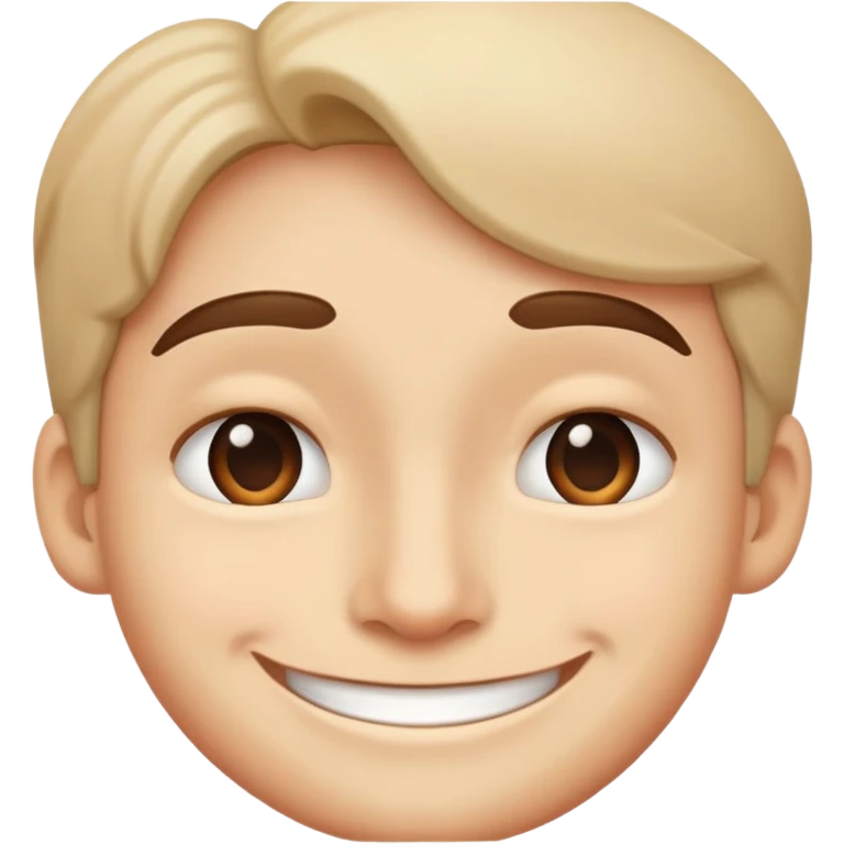 Sneaky smile emoji