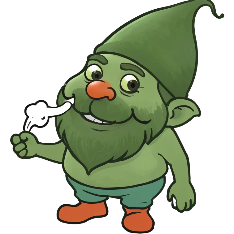 Gnome farting  emoji