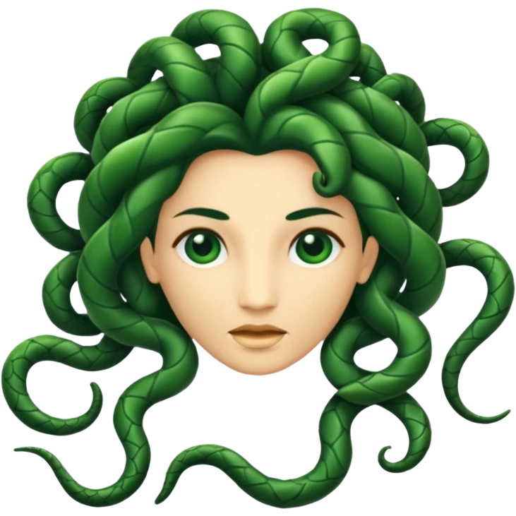medusa hair emoji