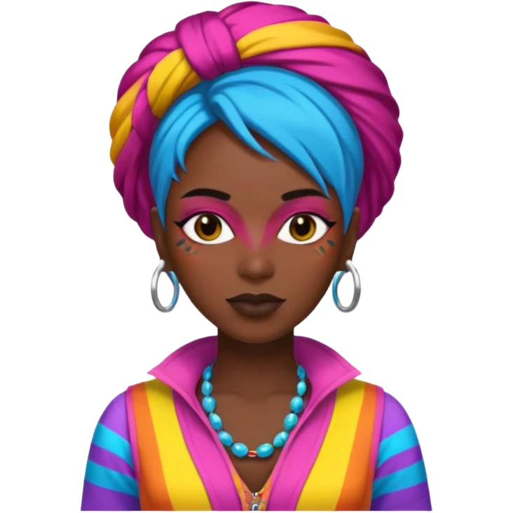 woman transsexual black color emoji