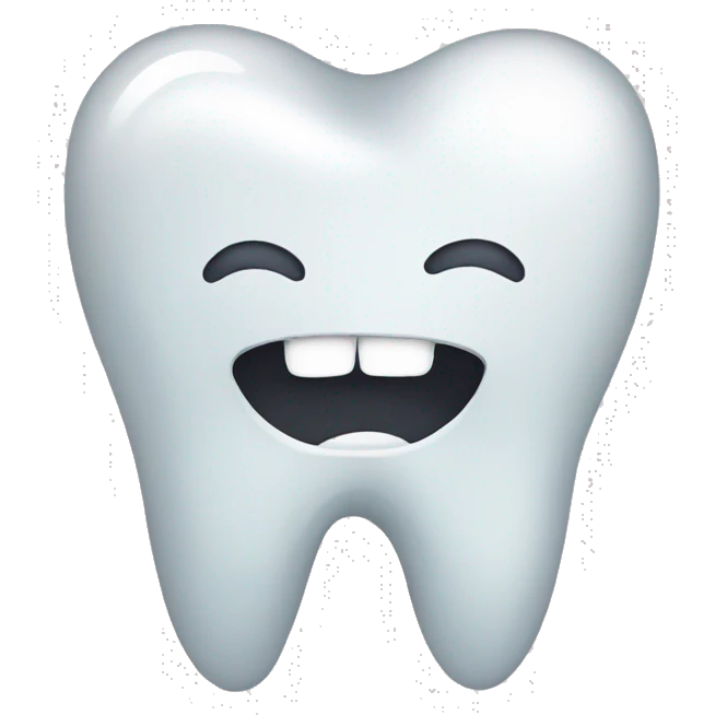 Tooth emoji