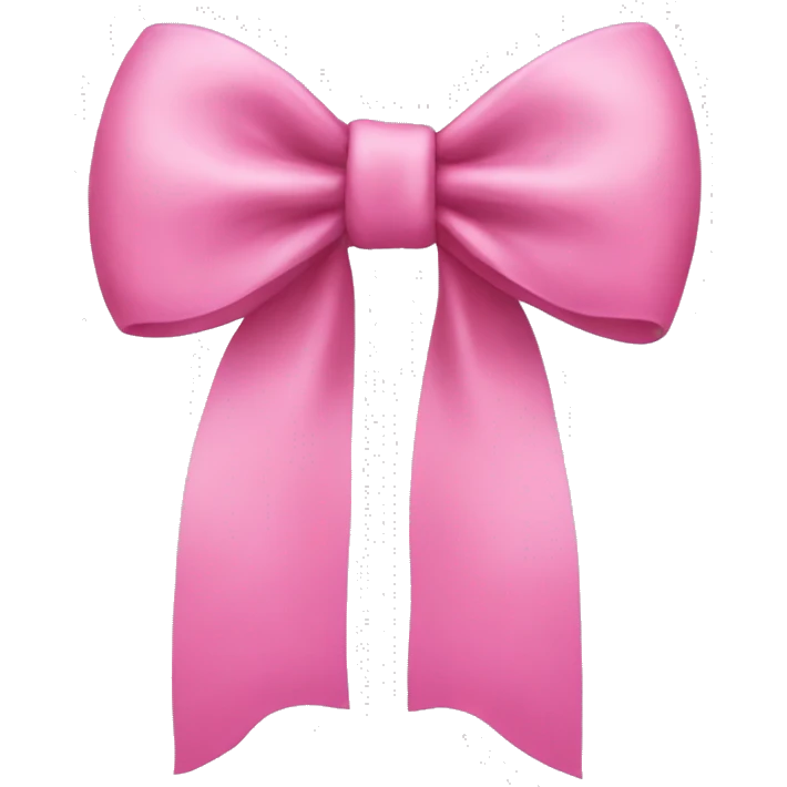 Bow pink emoji