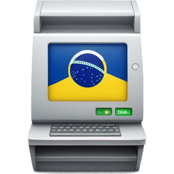 Brazil's electronic voting machine emoji