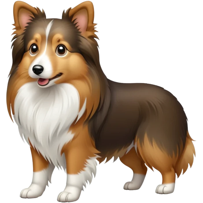sheltie dog emoji