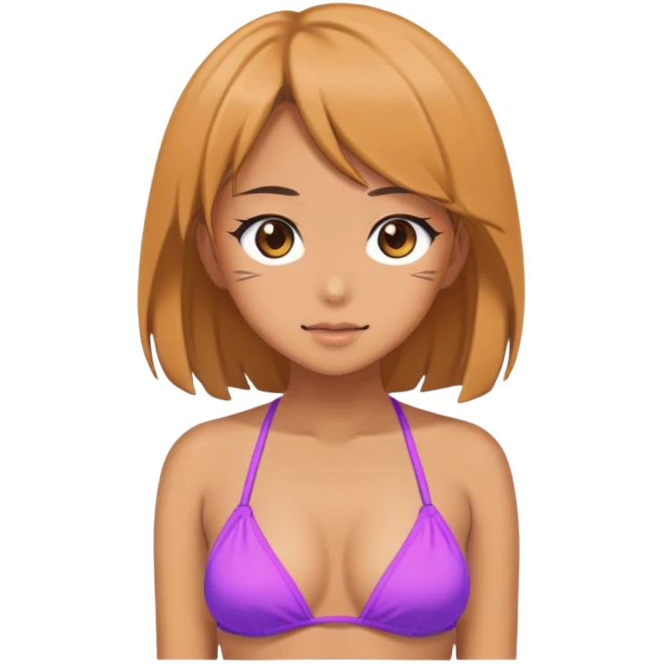 Anime sexy girl emoji