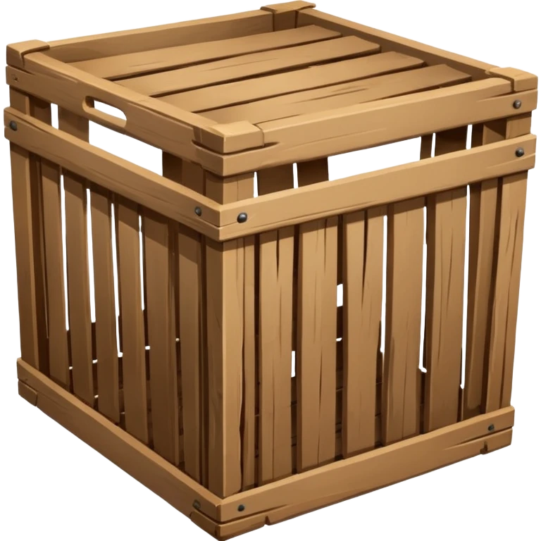 epty wooden crate emoji