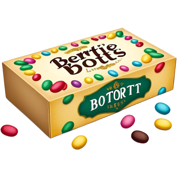 Bertie bott’s every flavour beans box emoji