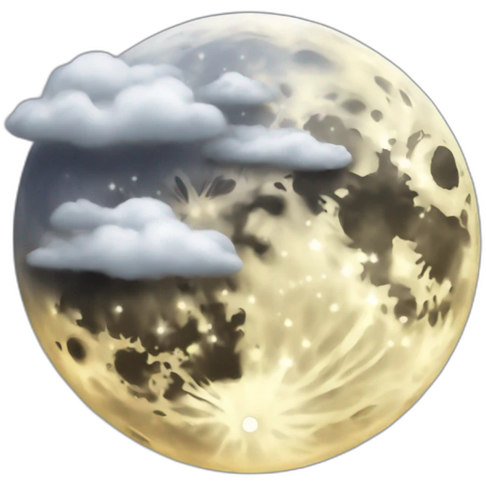 moon with clouds emoji