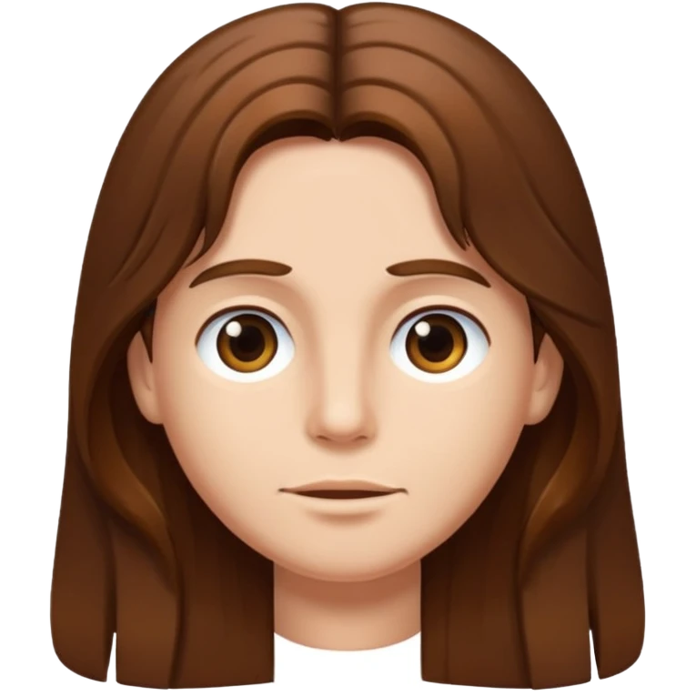 cabelo grande marron com frank’s emoji