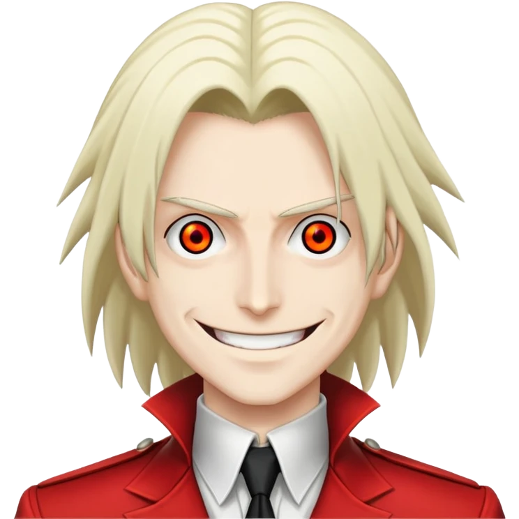 Смеющийся Алукард из аниме hellsing emoji