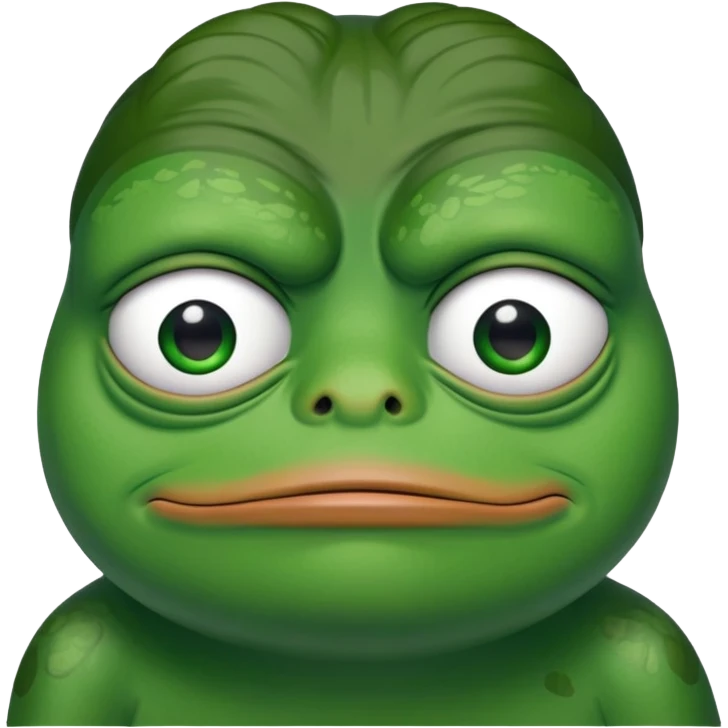 Pepe the frog sad emoji