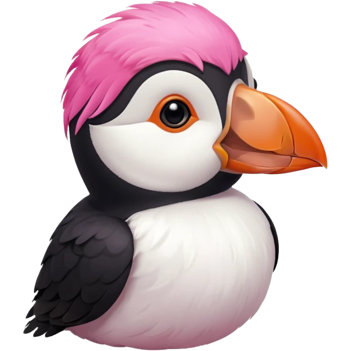 pink puffin wind puff emoji