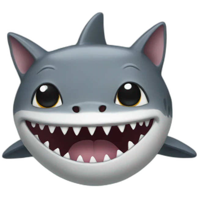 Cat shark emoji