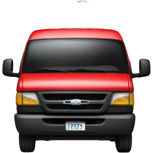 Cargo van christmas  emoji