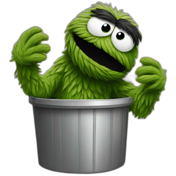 oscar the grouch emoji